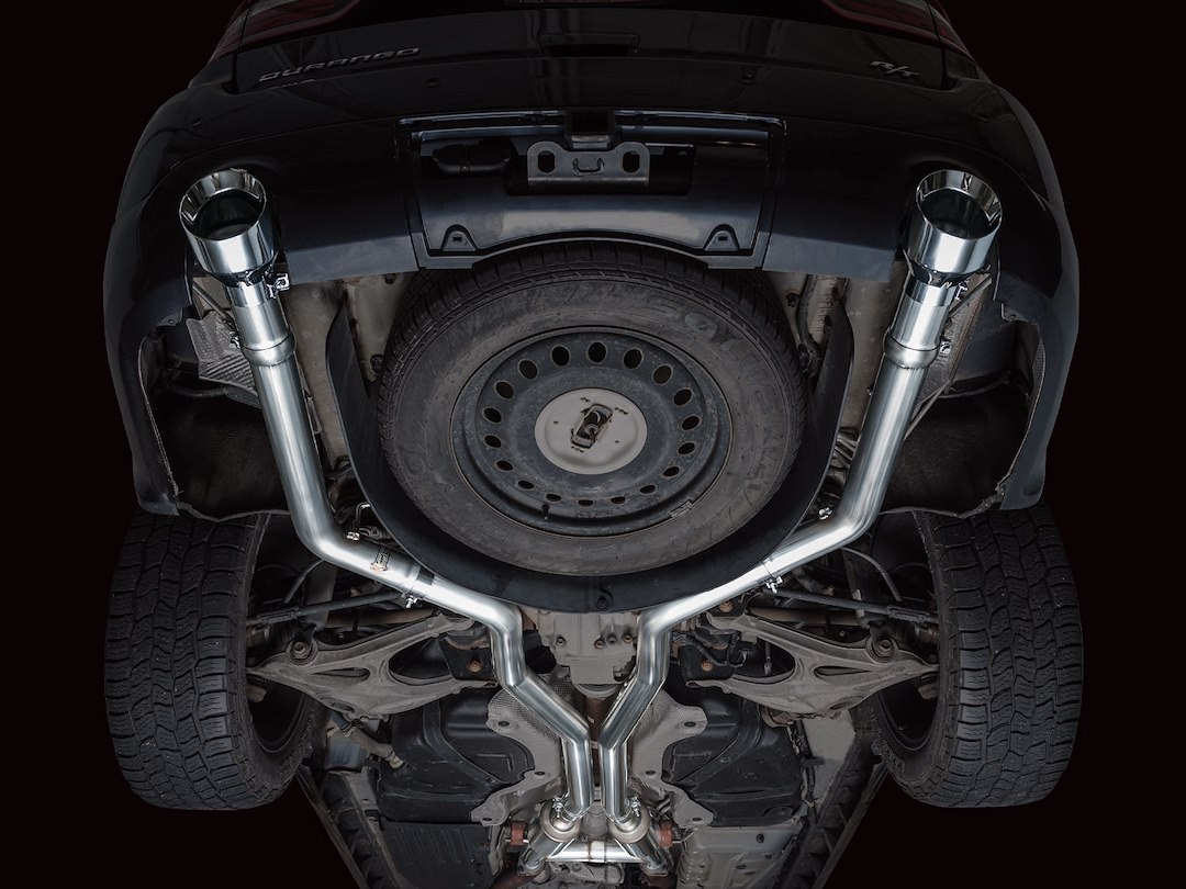 AWE Tuning Exhaust System Kit, Track Edition Cat-Back System, Stainless Steel, With Mufflers, Dual Exhaust with Dual Outlet, Rear Exit – 3020-32575