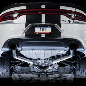 AWE Tuning Exhaust System Kit, Touring Edition Cat-Back System, Stainless Steel, Without Muffler, Single Exhaust with Single Outlet – 3020-33070