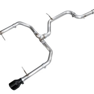 AWE Tuning Exhaust System Kit, Track Edition Cat-Back System, Stainless Steel, With Muffler, Single Exhaust with Dual Exit, Rear Exit – 3020-33275