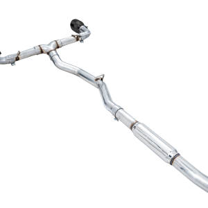 AWE Tuning Exhaust System Kit, Track Edition Cat-Back System, Stainless Steel, Without Muffler, Single Exhaust with Dual Outlet – 3020-33279
