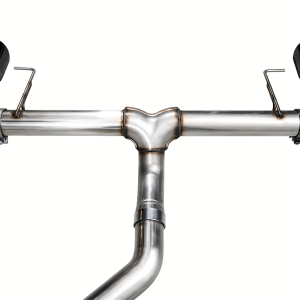 AWE Tuning Exhaust System Kit, Track Edition Axle-Back System, Stainless Steel, Without Muffler, Single Exhaust with Dual Exits – 3020-33429