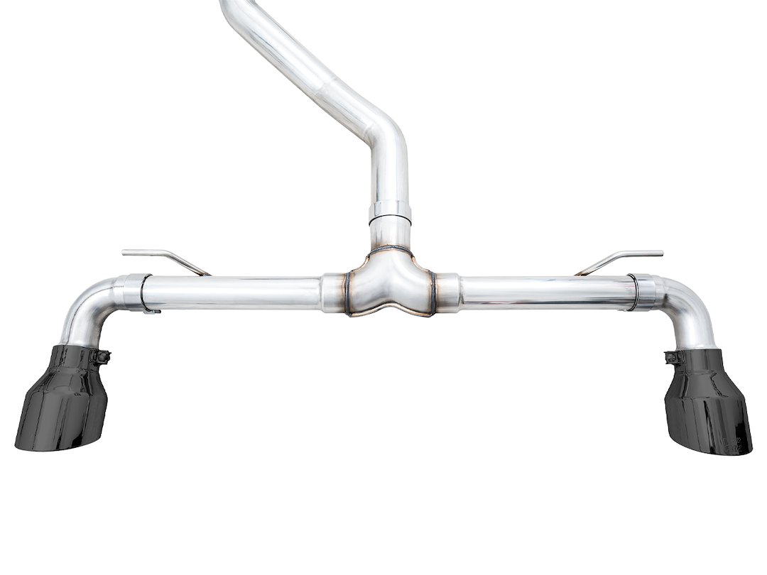 AWE Tuning Exhaust System Kit, Track Edition Cat-Back System, Stainless Steel, Without Muffler, Single Exhaust with Dual Outlet – 3020-33658