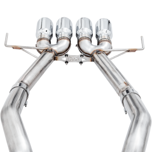 AWE Tuning Exhaust System Kit, Track Edition Axle-Back System, Stainless Steel, Without Muffler, Single Exhaust with Single Outlet – 3020-42073