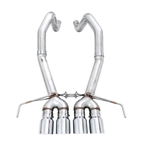 AWE Tuning Exhaust System Kit, Track Edition Axle-Back System, Stainless Steel, Without Muffler, Single Exhaust with Single Outlet – 3020-42073