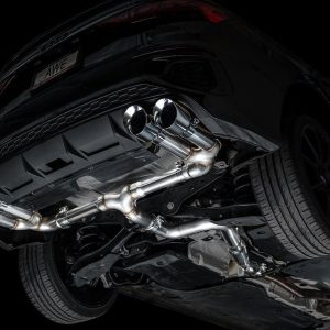 AWE Tuning Exhaust System Kit, Track Edition Cat-Back System, Stainless Steel, With Muffler, Single Exhaust with Dual Exits, Rear Exit – 3020-42897