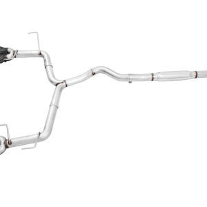 AWE Tuning Exhaust System Kit, Track Edition Cat-Back System, Stainless Steel, Without Muffler, Single Exhaust with Dual Outlet – 3020-43066