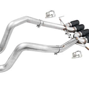 AWE Tuning Exhaust System Kit, Track Edition Axle-Back System, Stainless Steel, Without Muffler, Single Exhaust with Single Outlet – 3020-43081