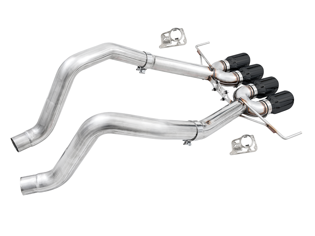AWE Tuning Exhaust System Kit, Track Edition Axle-Back System, Stainless Steel, Without Muffler, Single Exhaust with Single Outlet – 3020-43081