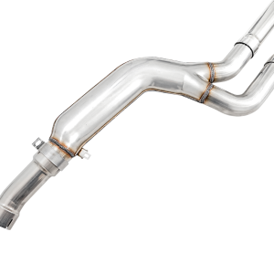 AWE Tuning Exhaust System Kit, Track Edition Cat-Back System, Stainless Steel, Without Muffler, Single Exhaust with Quad Outlet – 3020-43085