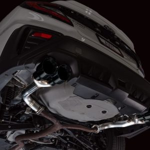 AWE Tuning Exhaust System Kit, Track Edition Axle-Back System, Stainless Steel, Without Muffler, Dual Exhaust with Dual Exits, Side Exit – 3020-43424