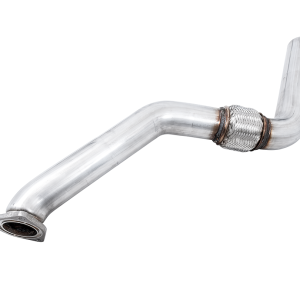 AWE Tuning Exhaust System Kit, Track Edition Cat-Back System, T304 Stainless Steel, Without Muffler, Single Exhaust with Triple Exits – 3020-53010