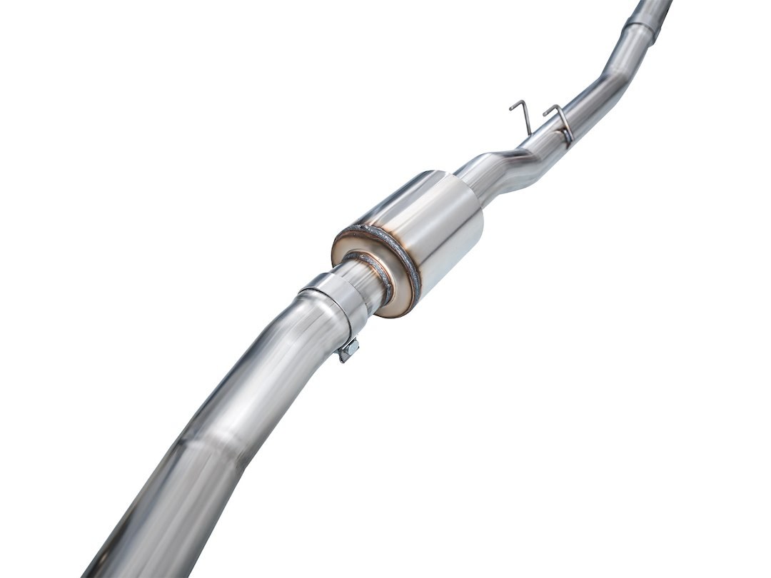 AWE Tuning Exhaust System Kit, Track Edition Cat-Back System, Stainless Steel, Without Muffler, Single Exhaust with Triple Outlet – 3020-53335