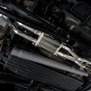 AWE Tuning Exhaust System Kit, Switchpath ™ Cat-Back System, Stainless Steel, With Muffler, Dual Exhaust with Dual Exit, Rear Exit – 3025-32356