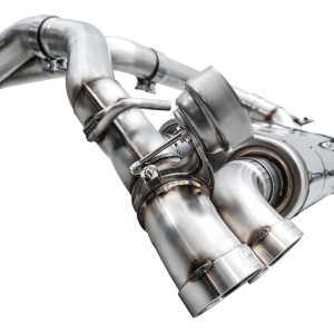 AWE Tuning Exhaust System Kit, Switchpath ™ Cat-Back System, Stainless Steel, With Muffler, Dual Exhaust with Dual Exit, Rear Exit – 3025-41392