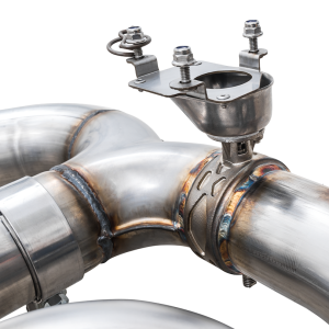 AWE Tuning Exhaust System Kit, Switchpath ™ Cat-Back System, Stainless Steel, Without Muffler, Dual Exhaust with Quad Exits, Rear Exit – 3025-42480
