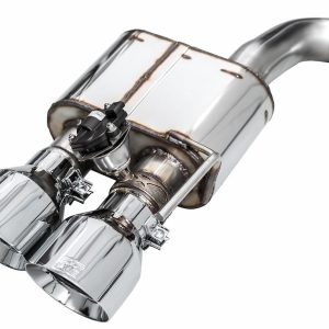 AWE Tuning Exhaust System Kit, Switchpath ™ Cat-Back System, Stainless Steel, With Muffler, Dual Exhaust with Quad Outlet, Rear Exit – 3025-42551