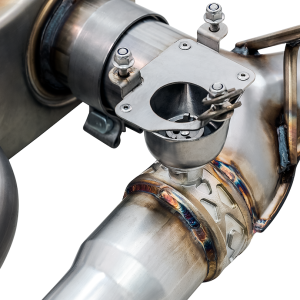 AWE Tuning Exhaust System Kit, Switchpath ™ Cat-Back System, Stainless Steel, Without Muffler, Dual Exhaust with Quad Outlet, Rear Exit – 3025-43074