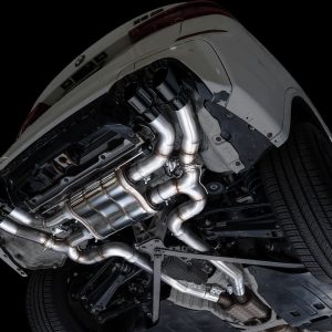 AWE Tuning Exhaust System Kit, Switchpath ™ Axle-Back System, Stainless Steel, With Muffler, Dual Exhaust with Dual Outlet, Rear Exit – 3025-43301