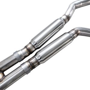AWE Tuning Exhaust System Kit, Switchpath ™ Cat-Back System, Stainless Steel, With Muffler, Dual Exhaust with Quad Outlet, Rear Exit – 3025-43550