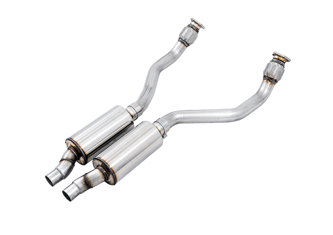 AWE Tuning Exhaust Pipe Header, Resonated – 3215-11030