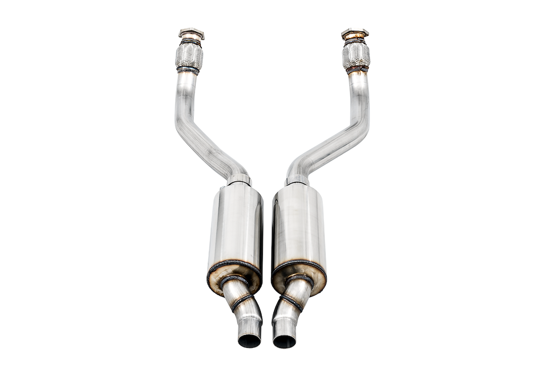 AWE Tuning Exhaust Pipe Header, Resonated – 3215-11030