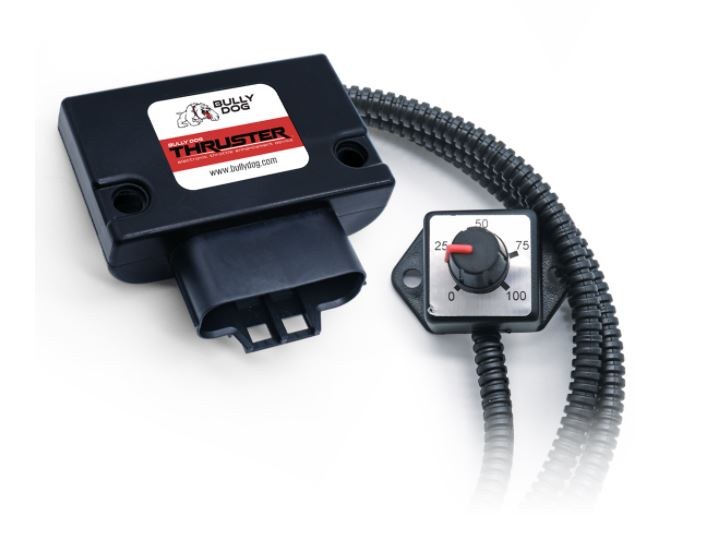 Bully Dog Throttle Sensitivity Booster, Thruster, Reduces Throttle Response Time and Improves Acceleration, With Control Knob – 49001