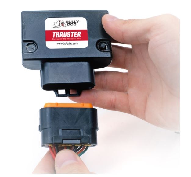 Bully Dog Throttle Sensitivity Booster, Thruster, Reduces Throttle Response Time and Improves Acceleration, With Control Knob – 49001