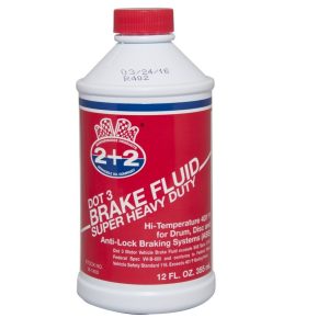 Berkible Brake Fluid, 2+2 ®, Single, 12 Ounce Bottle, DOT 3 – B1400