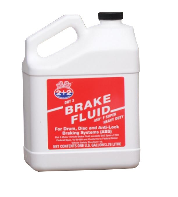 Berkible Brake Fluid, 2+2 ®, Single, 1 Gallon Jug, DOT 3 – B1402