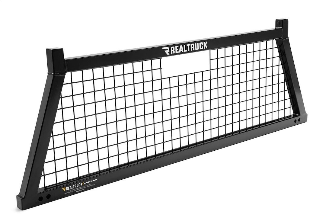 Backrack Headache Rack, Safety Rack, Mesh, Powder Coated, Black, Steel, Requires Installation Kit – 10800