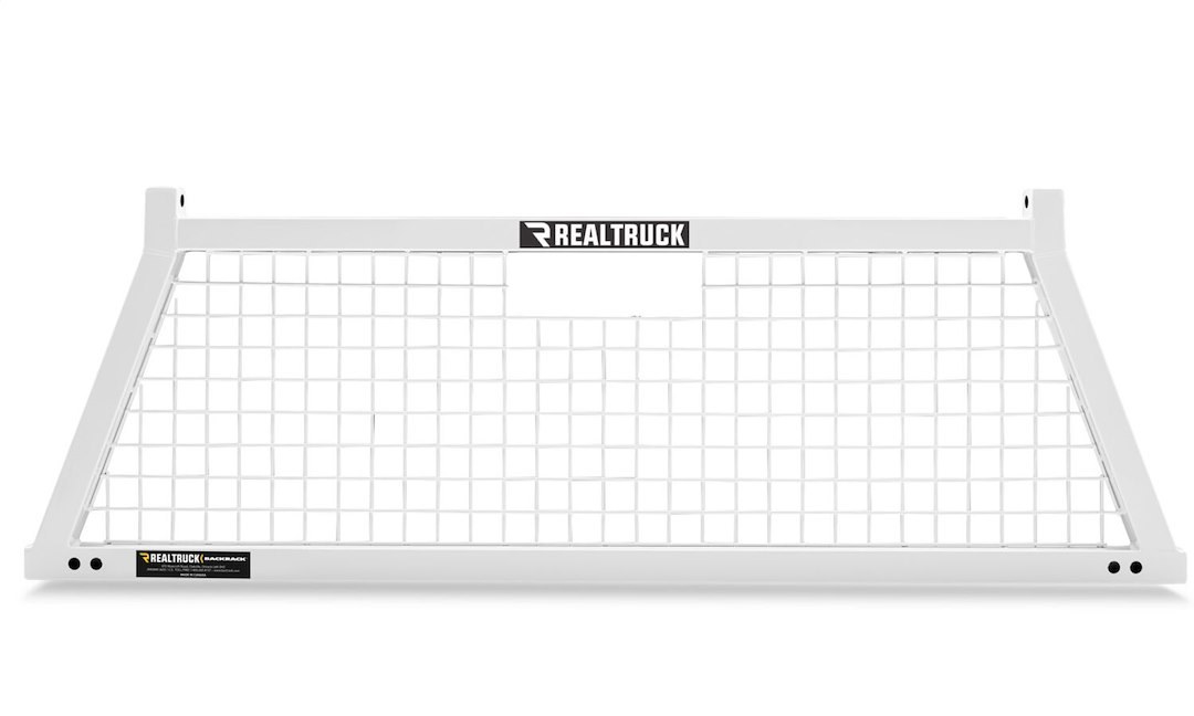 Backrack Headache Rack, Safety Rack, Mesh, Powder Coated, White, Steel, Requires Installation Kit – 10800W