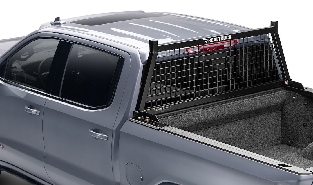 Backrack Headache Rack, Safety Rack, Mesh, Powder Coated, Black, Steel, Requires Installation Kit – 10900