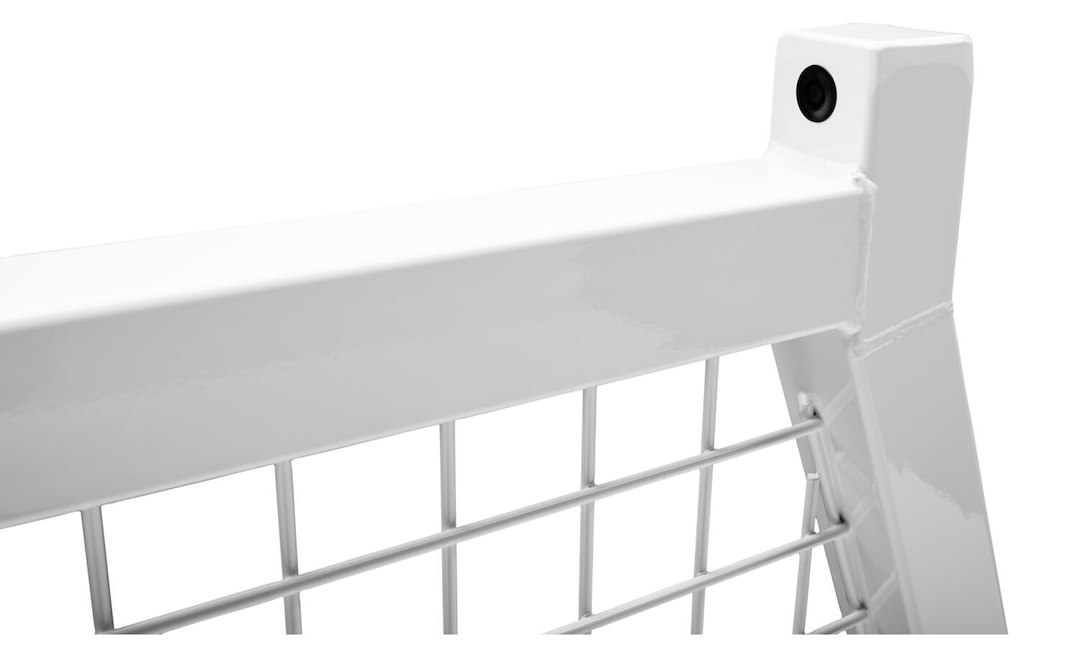 Backrack Headache Rack, Safety Rack, Mesh, Powder Coated, White, Steel, Requires Installation Kit – 10900W