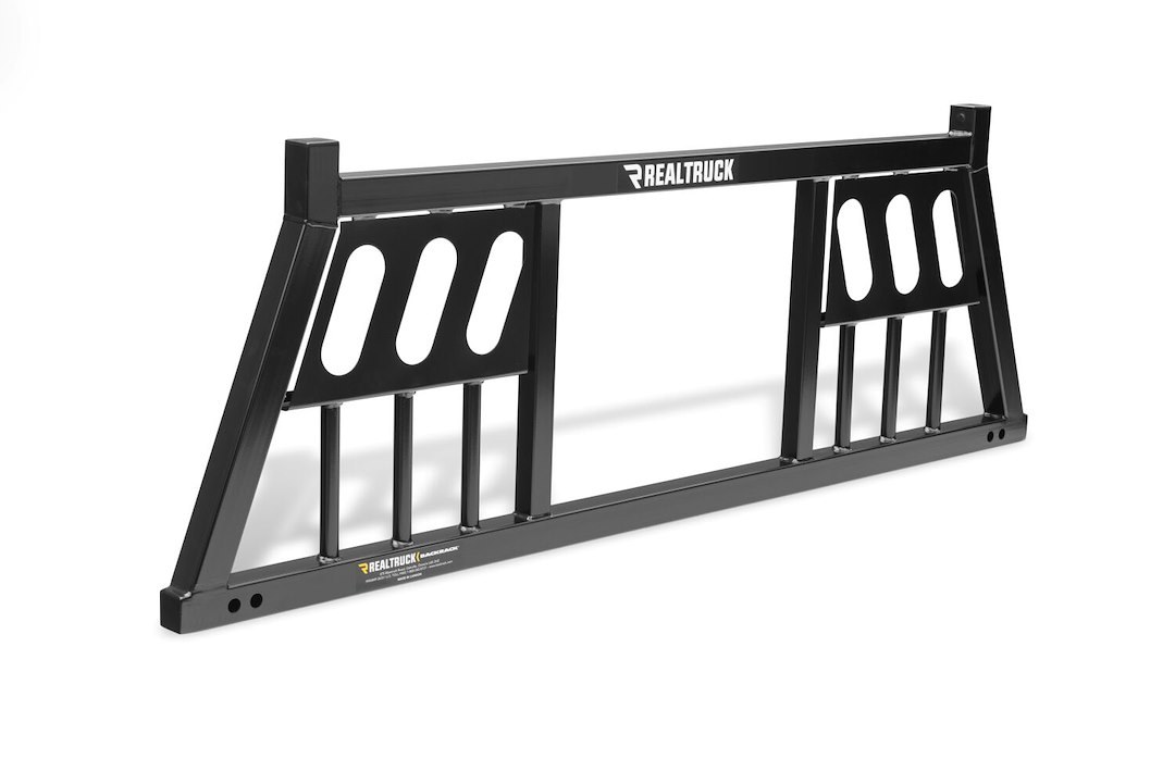 Backrack Headache Rack, Three Light Rack, With Three 6-3/4 Inch Light Cutouts (lights Not Included) on Driver and Passenger Side of Frame – 149TL
