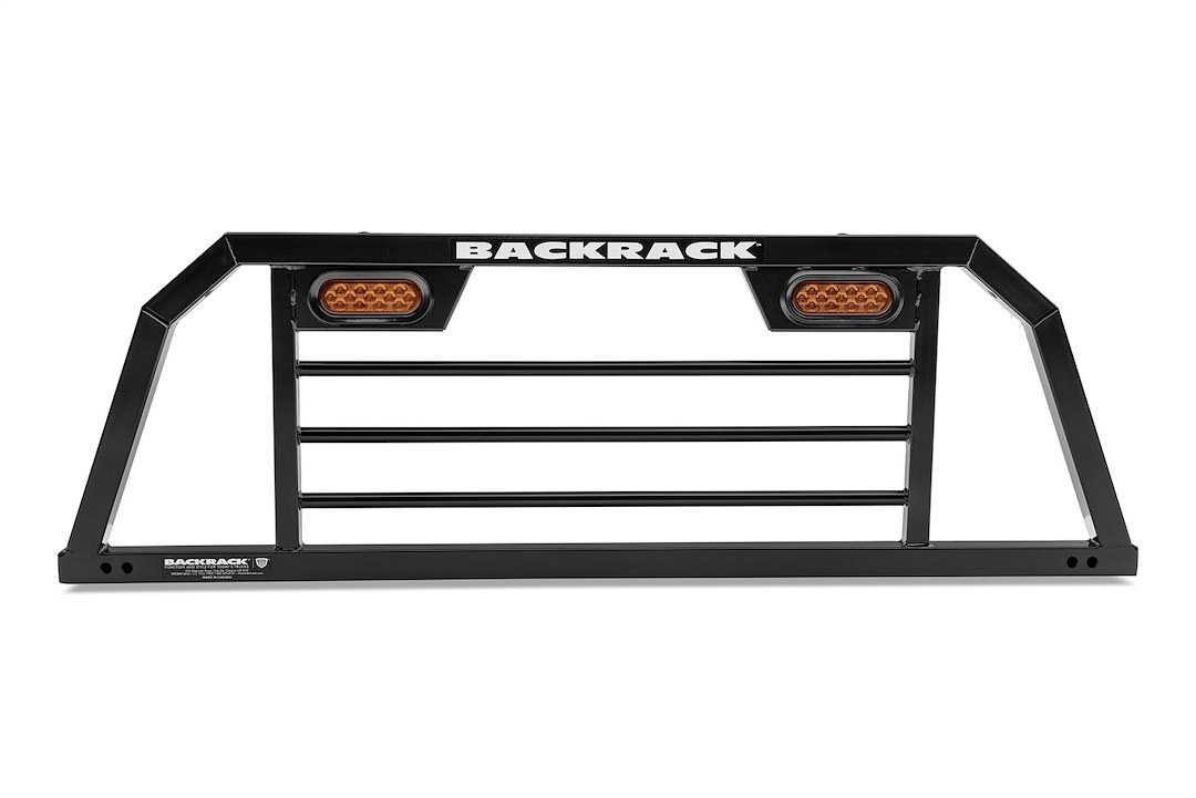 Backrack Headache Rack, Srl Rack, Horizontal Bar, Powder Coated, Black, Steel, With Lights, Requires Mounting Kit – SRL800