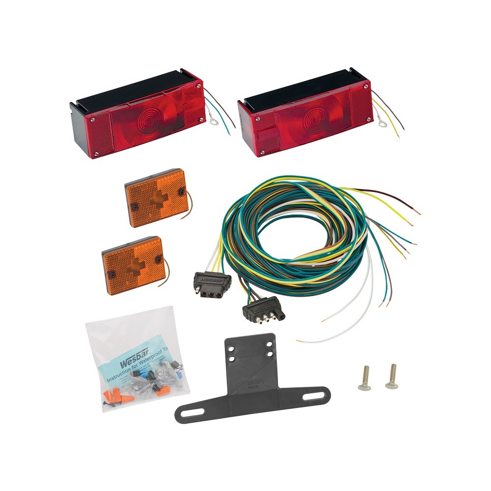 Bargman Trailer Light, Tail/ Side Marker Light, Red/ Amber Lens – 007509