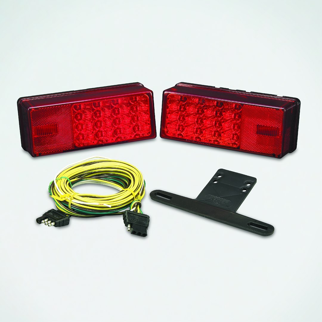Bargman Trailer Light Kit, Tail Light, LED, Waterproof, Submersible, Rectangular, 8 Inch Length X 3 Inch Depth X 3-1/2 Inch Height – 31-407540
