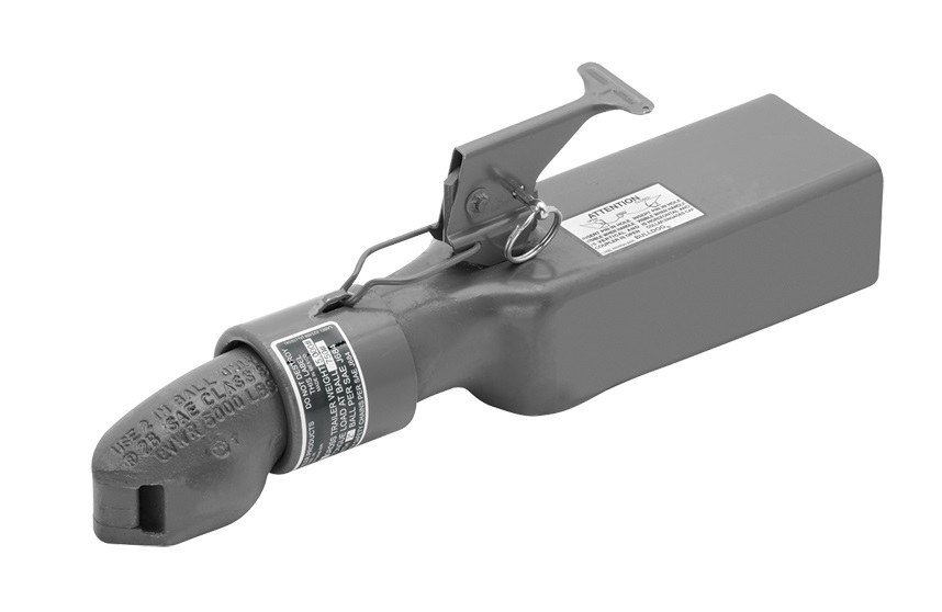 Bulldog/Fult Trailer Coupler, Collar-Lok ™, Class III Square/ Rectangular Tongue, 5000 Pound Lift Capacity, For 2 Inch Ball – 028382