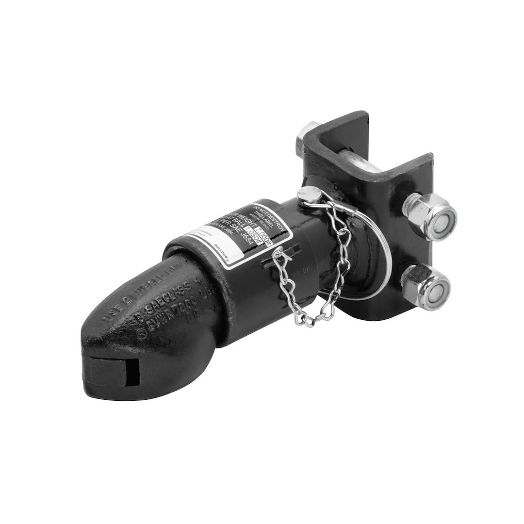 Bulldog/Fult Trailer Coupler, Collar-Lok ™, Class IV Adjustable Channel Tongue, 7000 Pound Lift Capacity, For 2 Inch Ball, Pin Style Latch – 028390