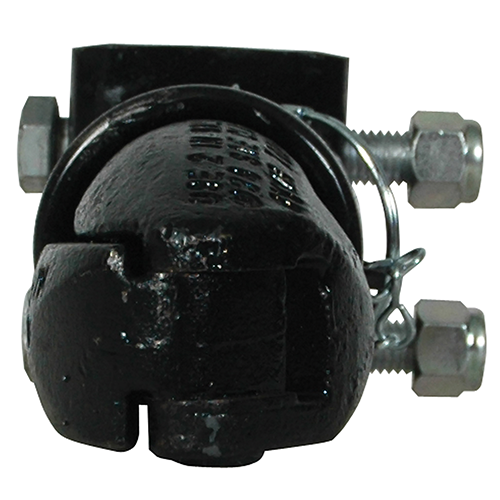 Bulldog/Fult Trailer Coupler, Collar-Lok ™, Class IV Adjustable Channel Tongue, 7000 Pound Lift Capacity, For 2 Inch Ball, Pin Style Latch – 028390