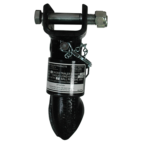 Bulldog/Fult Trailer Coupler, Collar-Lok ™, Class IV Adjustable Channel Tongue, 7000 Pound Lift Capacity, For 2 Inch Ball, Pin Style Latch – 028390