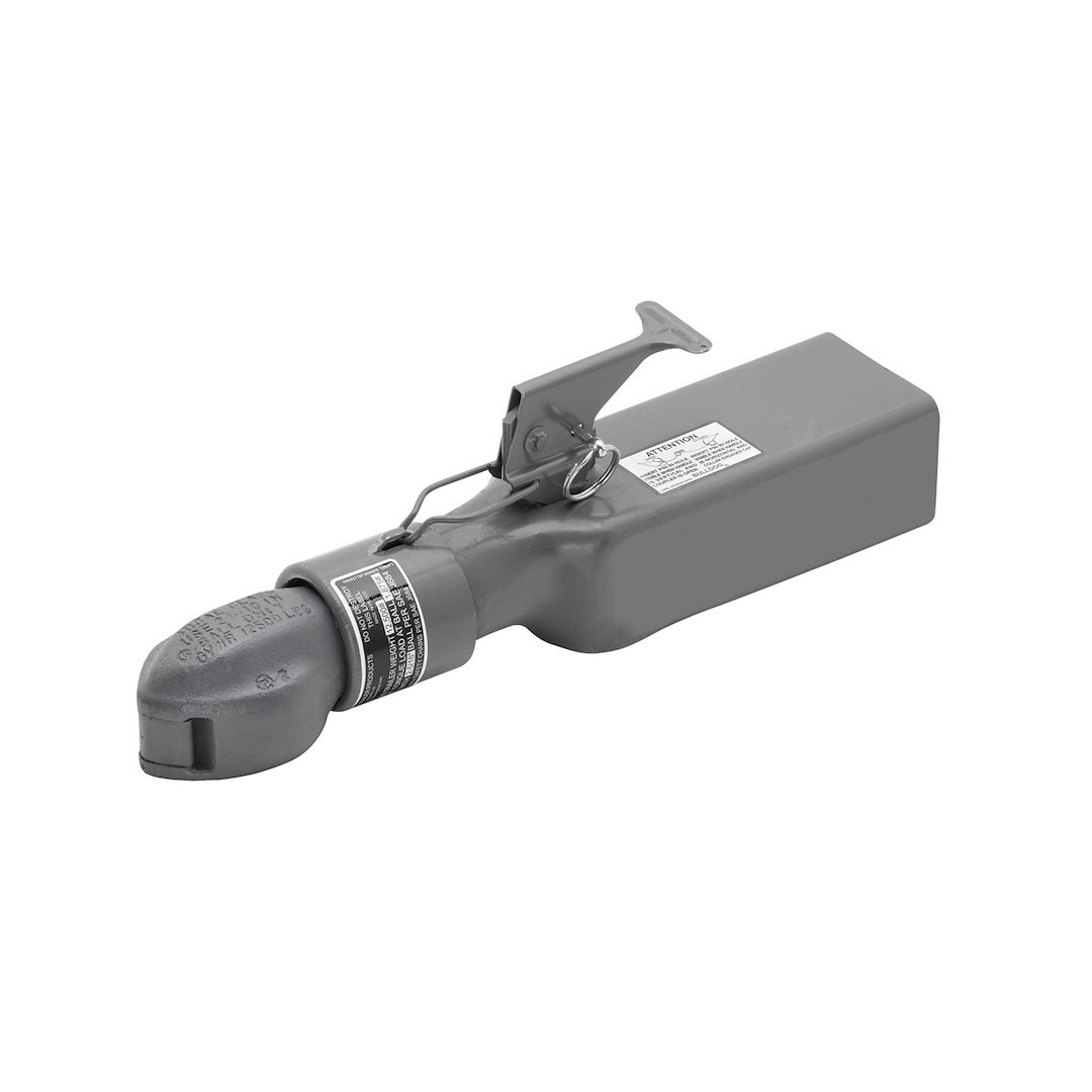 Bulldog/Fult Trailer Coupler, Collar-Lok ™, Square/ Rectangular Tongue, 12500 Pound Lift Capacity, For 2-5/16 Inch Ball, High Profile Latch – 028462
