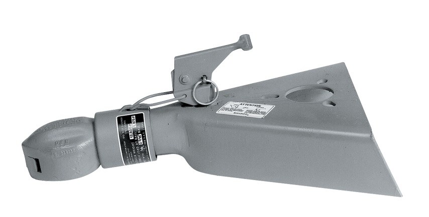 Bulldog/Fult Trailer Coupler, Collar-Lok ™, A-Frame Tongue, 12500 Pound Lift Capacity, For 2-5/16 Inch Ball, High Profile Latch – 028463