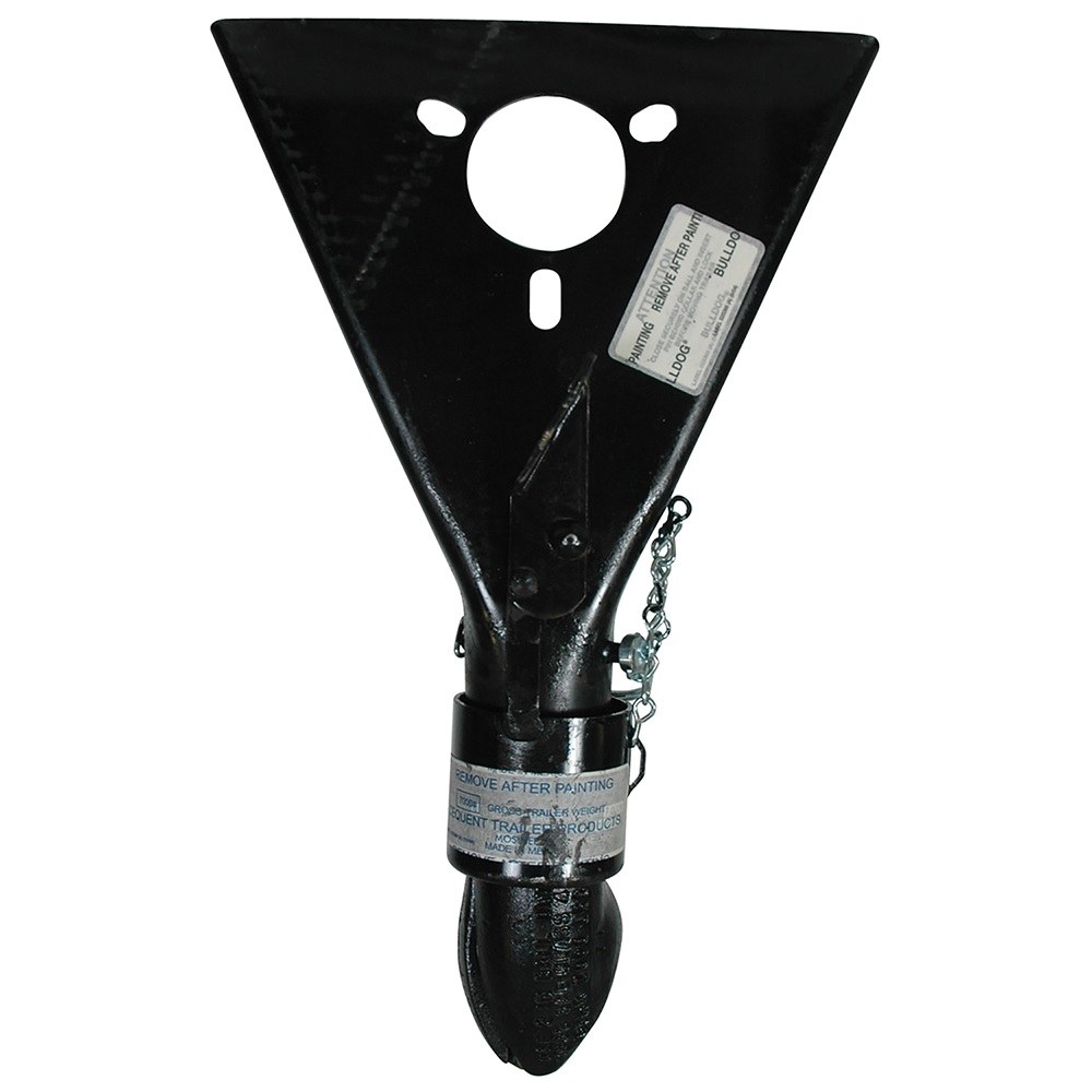 Bulldog/Fult Trailer Coupler, Collar-Lok ™, A-Frame Tongue, 12500 Pound Lift Capacity, For 2-5/16 Inch Ball, High Profile Latch – 028463