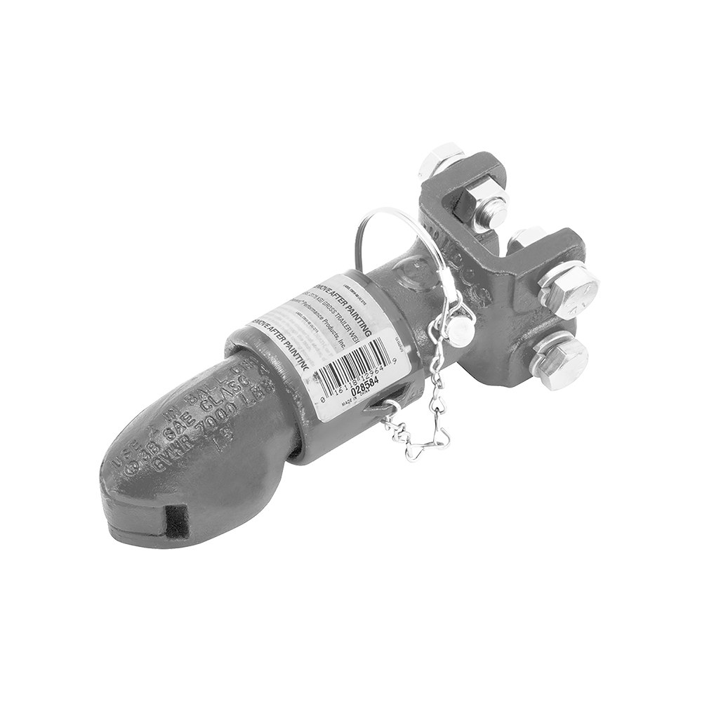 Bulldog/Fult Trailer Coupler, For Use with Utility/ Horse/ Livestock/ Cargo and Construction Trailers, 3 Inch Channel Width, 2 Inch Coupler – 028584