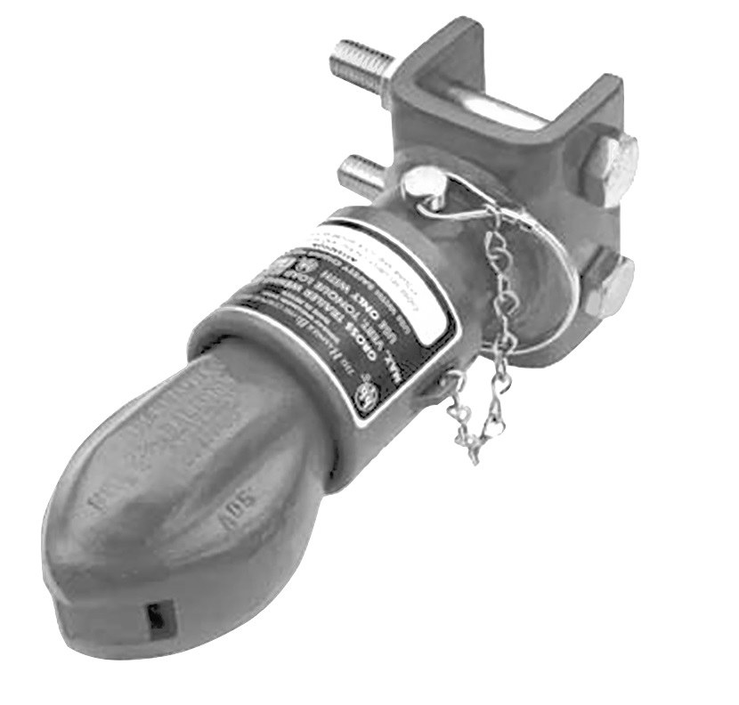 Bulldog/Fult Trailer Coupler, Collar-Lok ™, Adjustable Channel, 12500 Pound Lift Capacity, For 2-5/16 Inch Ball, Pin Style Latch – 028630