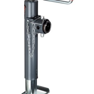 Bulldog/Fult Trailer Tongue Jack, Manual Round Topwind Swivel Jack, 2000 Pound Lift Capacity, 10 Inch Travel – 158451