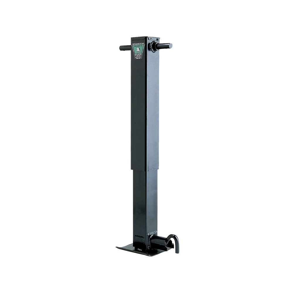 Bulldog/Fult Trailer Tongue Jack, Manual Square Sidewind Jack, 10000 Pound Lift 12000 Pound Support Capacity, 12-12 Inch Travel – 182800