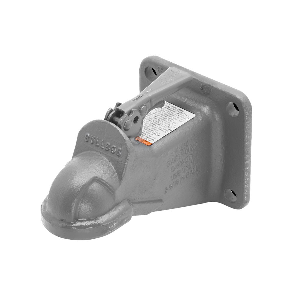 Bulldog/Fult Trailer Coupler, Flat Plate Cast Head, 20000 Pound Lift Capacity, For 2-5/16 Inch Ball, Wedge Latch, Primered – 4420000317