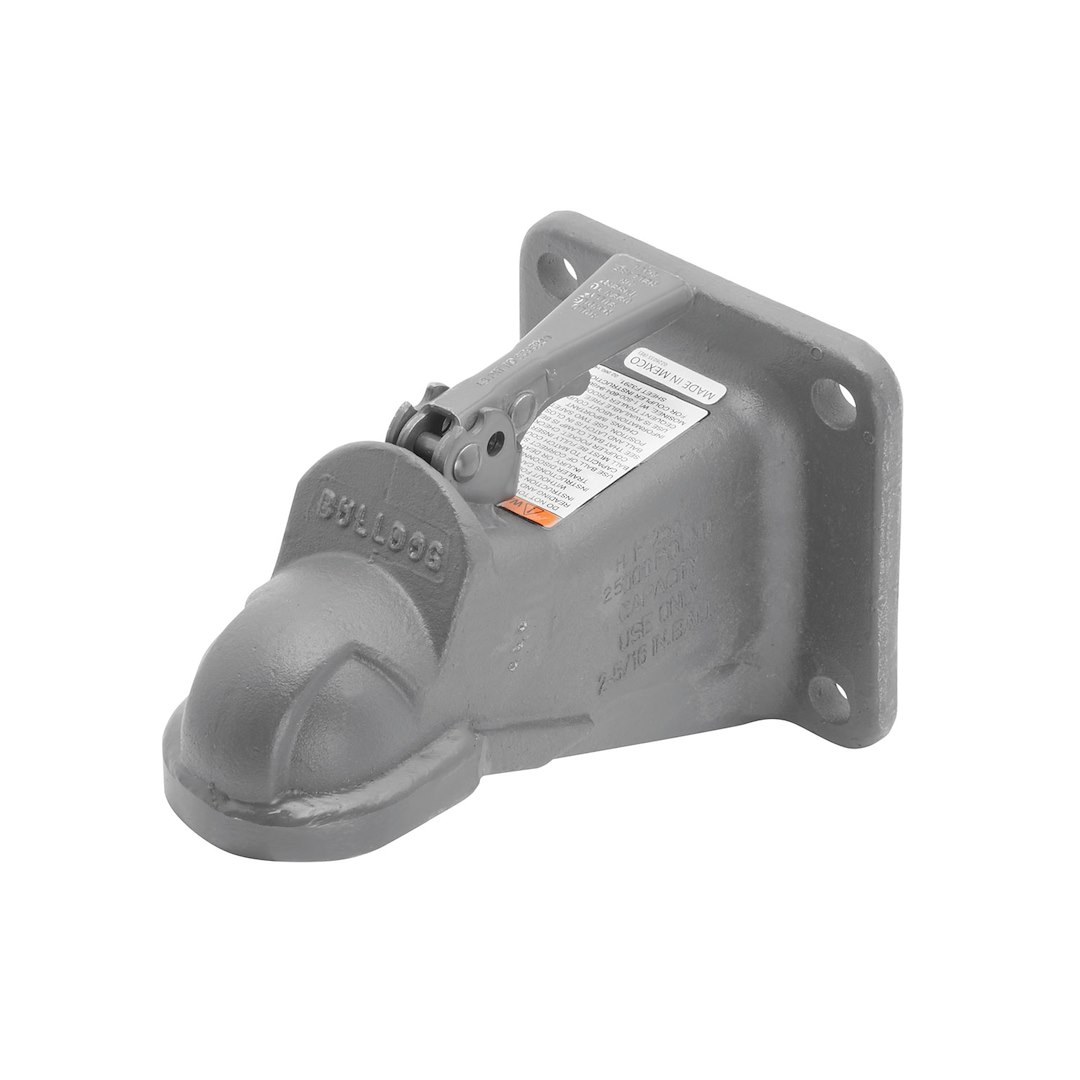 Bulldog/Fult Trailer Coupler, Flat Plate Cast Head, 25000 Pound Lift Capacity, For 2-5/16 Inch Ball, Wedge Latch, Primered – 4425000317